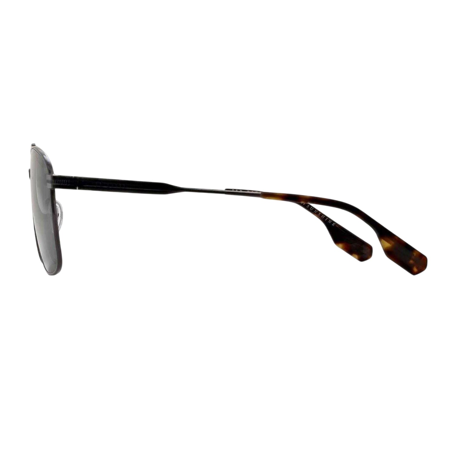 Gunmetal - Back - Ted Baker Chase Rectangular Sunglasses