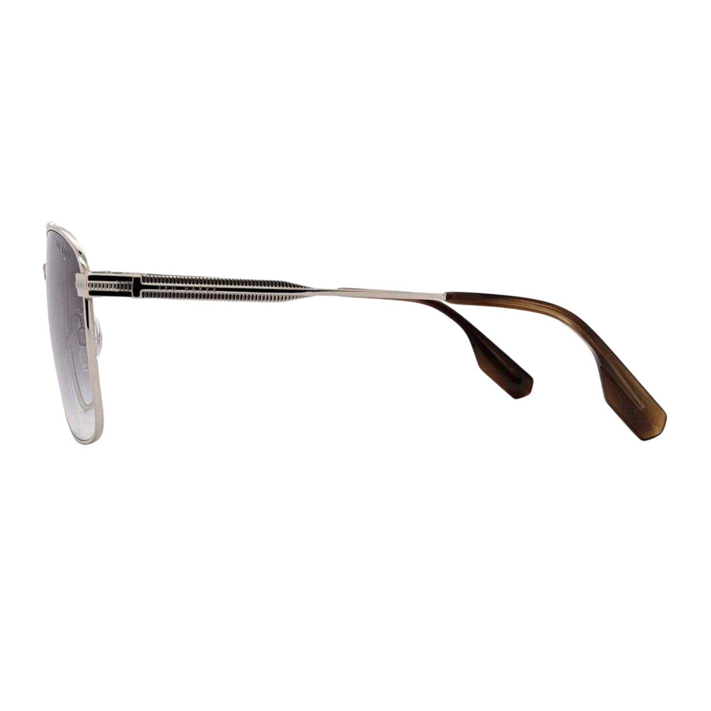 Silver - Back - Ted Baker Chase Rectangular Sunglasses