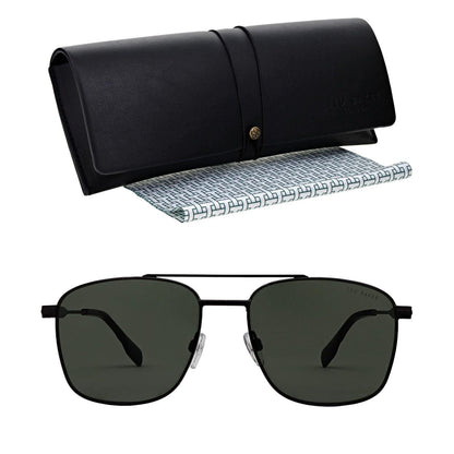 Gunmetal - Lifestyle - Ted Baker Chase Rectangular Sunglasses