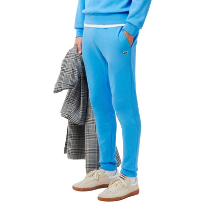 Blue - Side - Lacoste Mens Organic Cotton Joggers