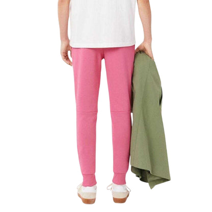 Pink - Back - Lacoste Mens Organic Cotton Joggers