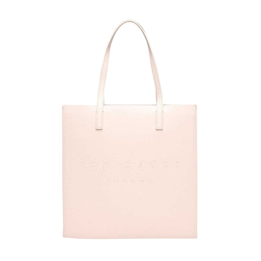 Pink - Front - Ted Baker Soocon Grain Leather Shopper Bag