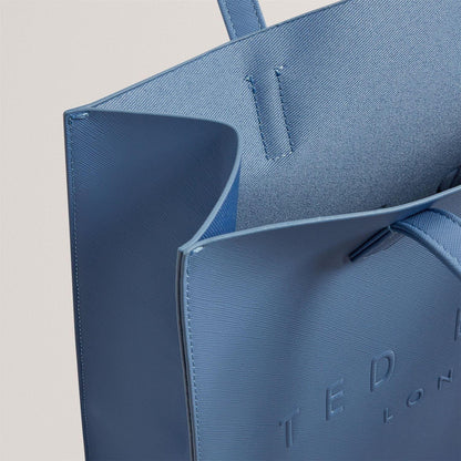 Blue - Lifestyle - Ted Baker Soocon Grain Leather Shopper Bag