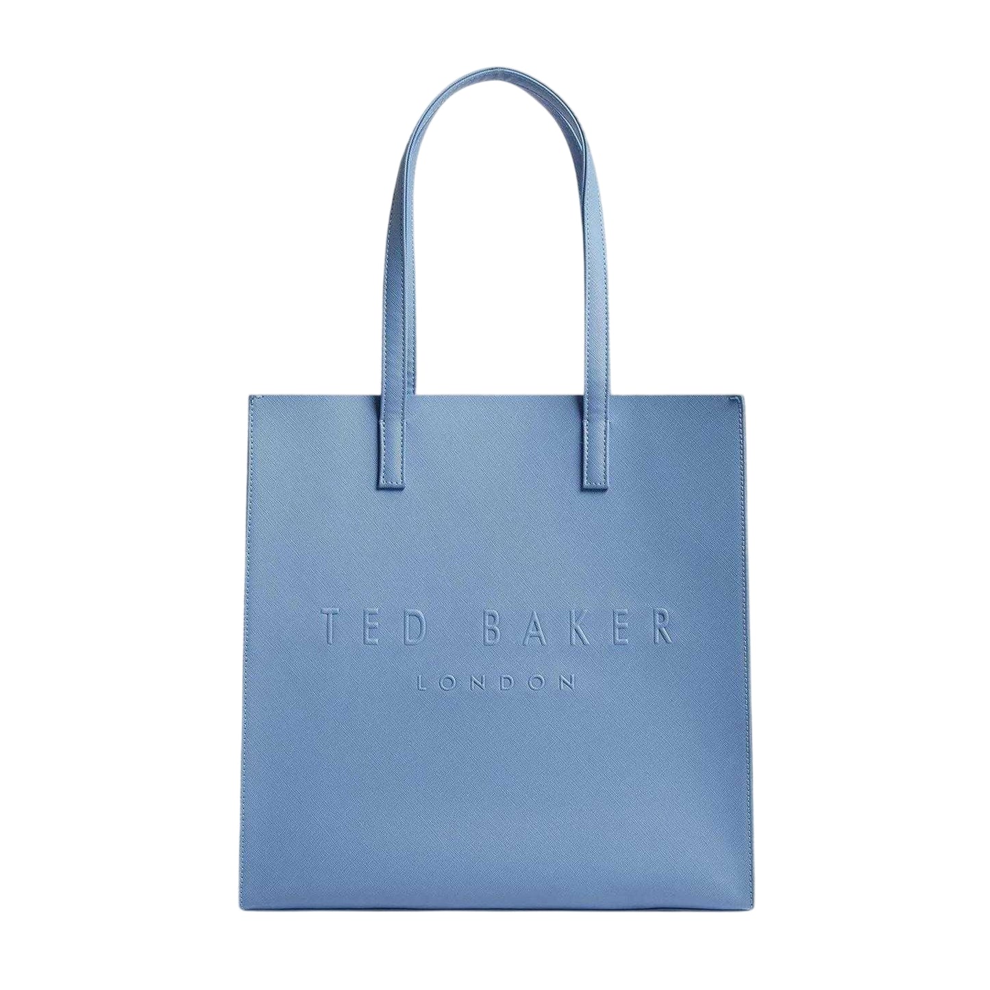 Blue - Front - Ted Baker Soocon Grain Leather Shopper Bag