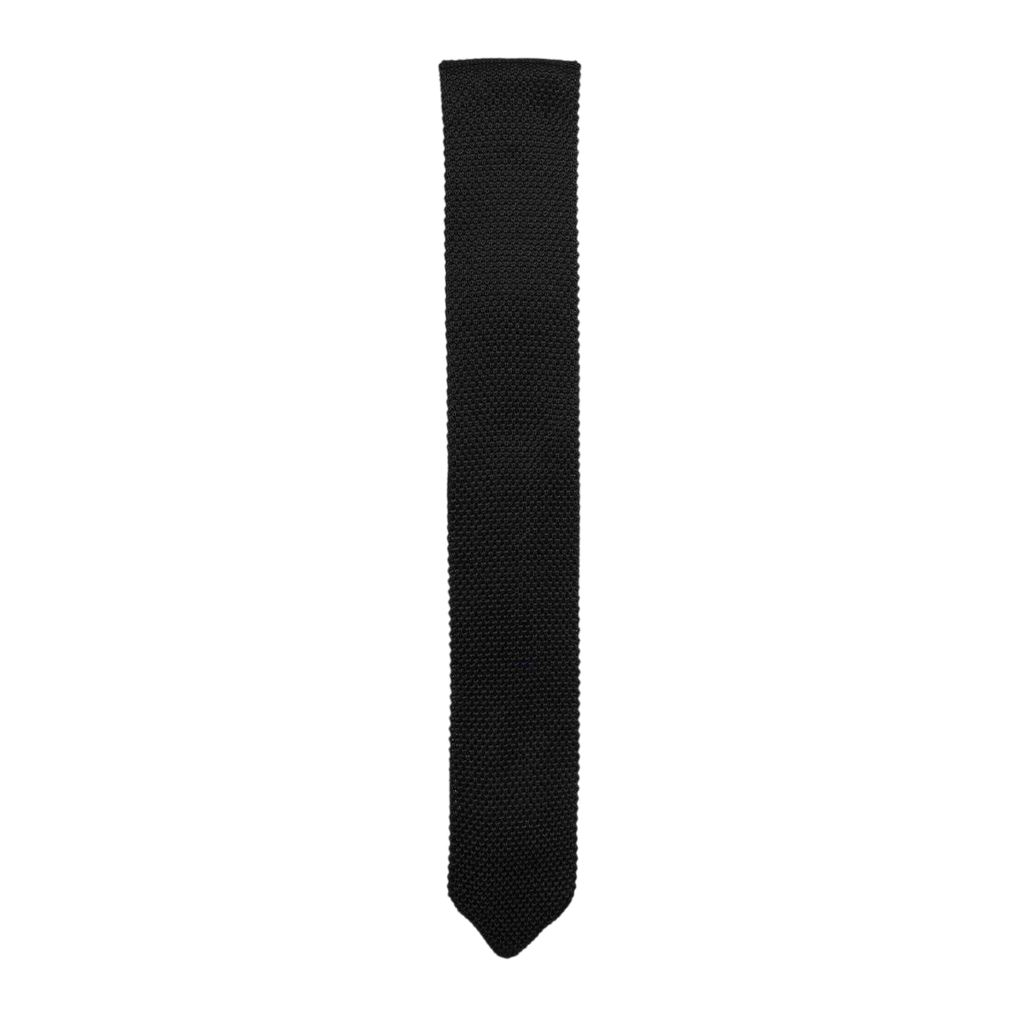 Black - Front - Twisted Tailor Jagger Knitted Polyester Tie