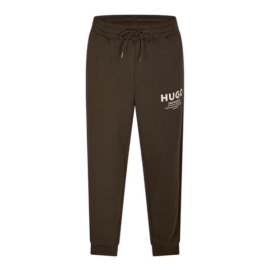 Dark Brown - Front - Hugo Mens Nevez Slim Joggers