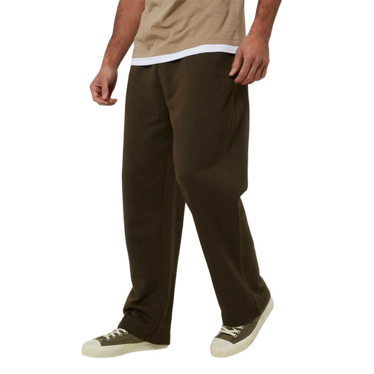 Khaki Green - Front - Brave Soul Mens Joggers