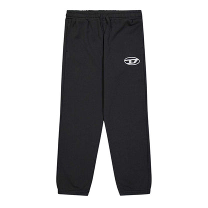 Black - Front - Diesel Childrens-Kids Joggers