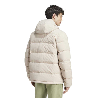 Beige - Back - Adidas Mens Helionic Hooded Jacket