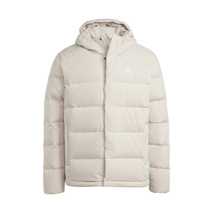 Beige - Front - Adidas Mens Helionic Hooded Jacket