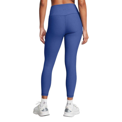 Blue - Lifestyle - Under Armour Womens-Ladies Meridian Ribbed High Rise Leggings