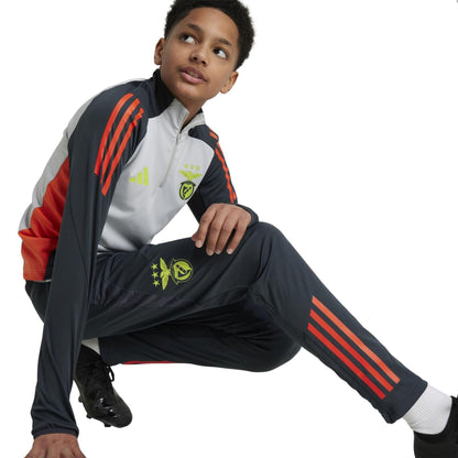 Night Grey - Pack Shot - Adidas Boys Tiro 23 League Tracksuit Bottoms