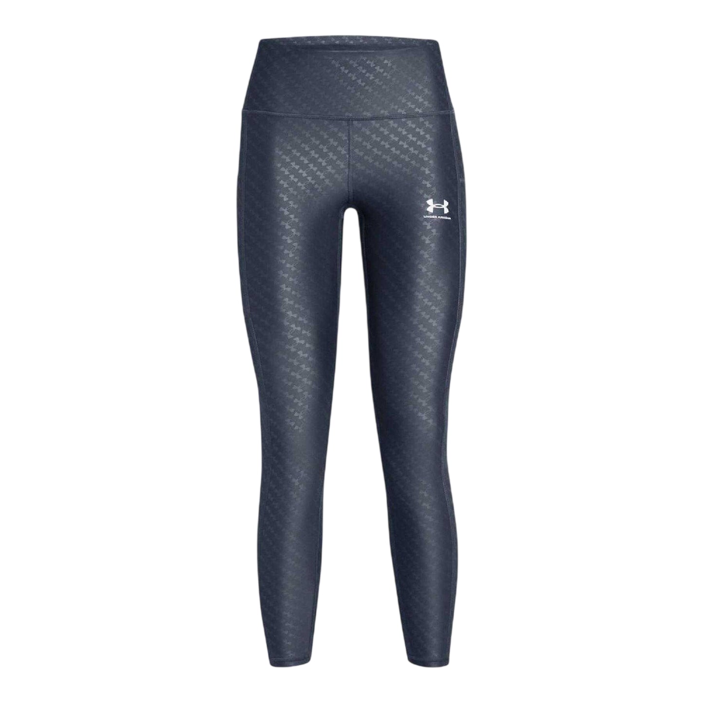 Grey - Front - Under Armour Womens-Ladies HeatGear Leggings