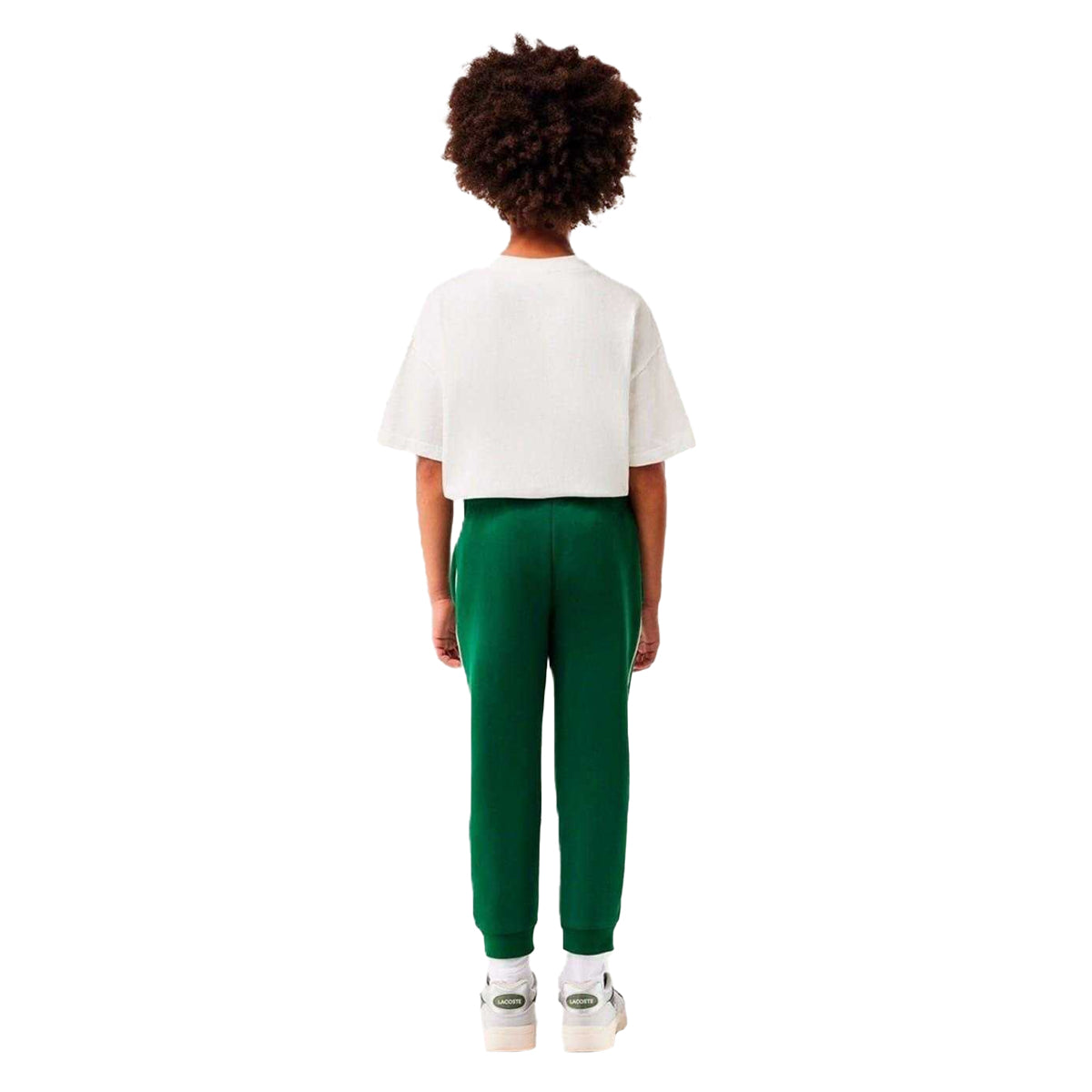Green - Back - Lacoste Childrens-Kids Regular Joggers