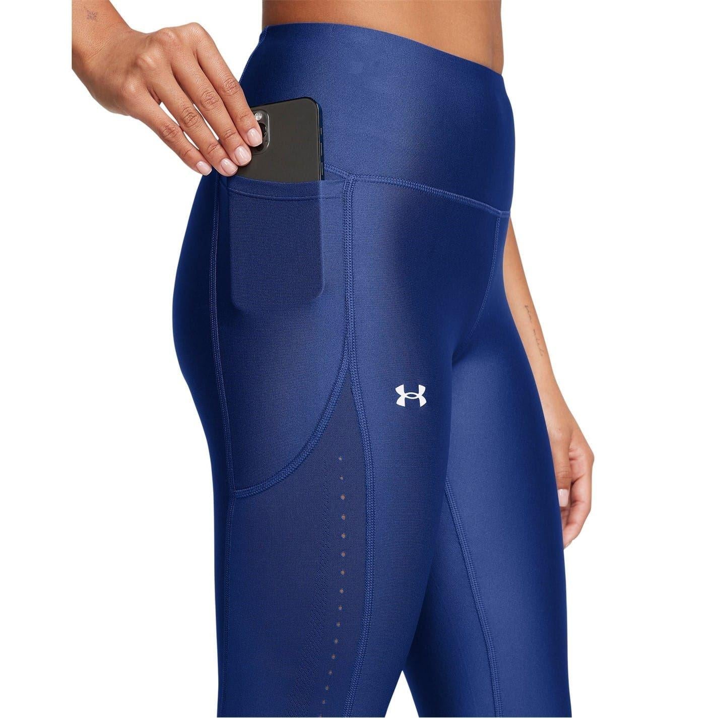 Blue - Pack Shot - Under Armour Womens-Ladies Vanish Fitted Leggings