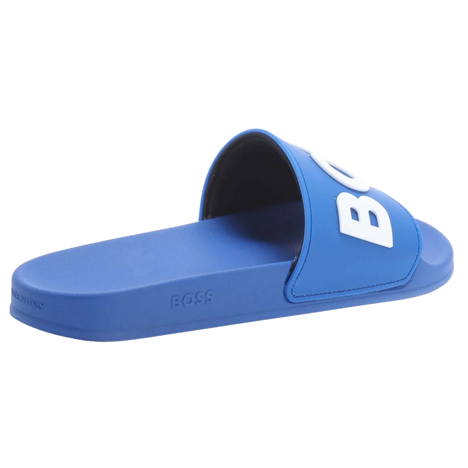Blue - Back - Boss Mens Italian-Made Sliders