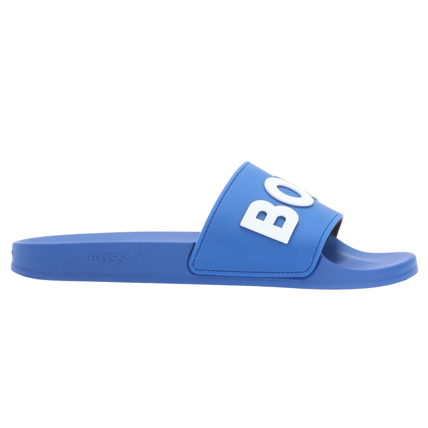 Blue - Side - Boss Mens Italian-Made Sliders
