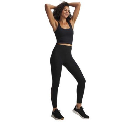 Black - Side - Under Armour Womens-Ladies Motion Leggings