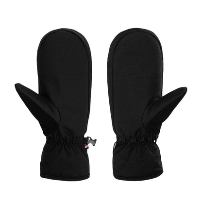 Black - Back - Nevica Meribel Logo Ski Mittens