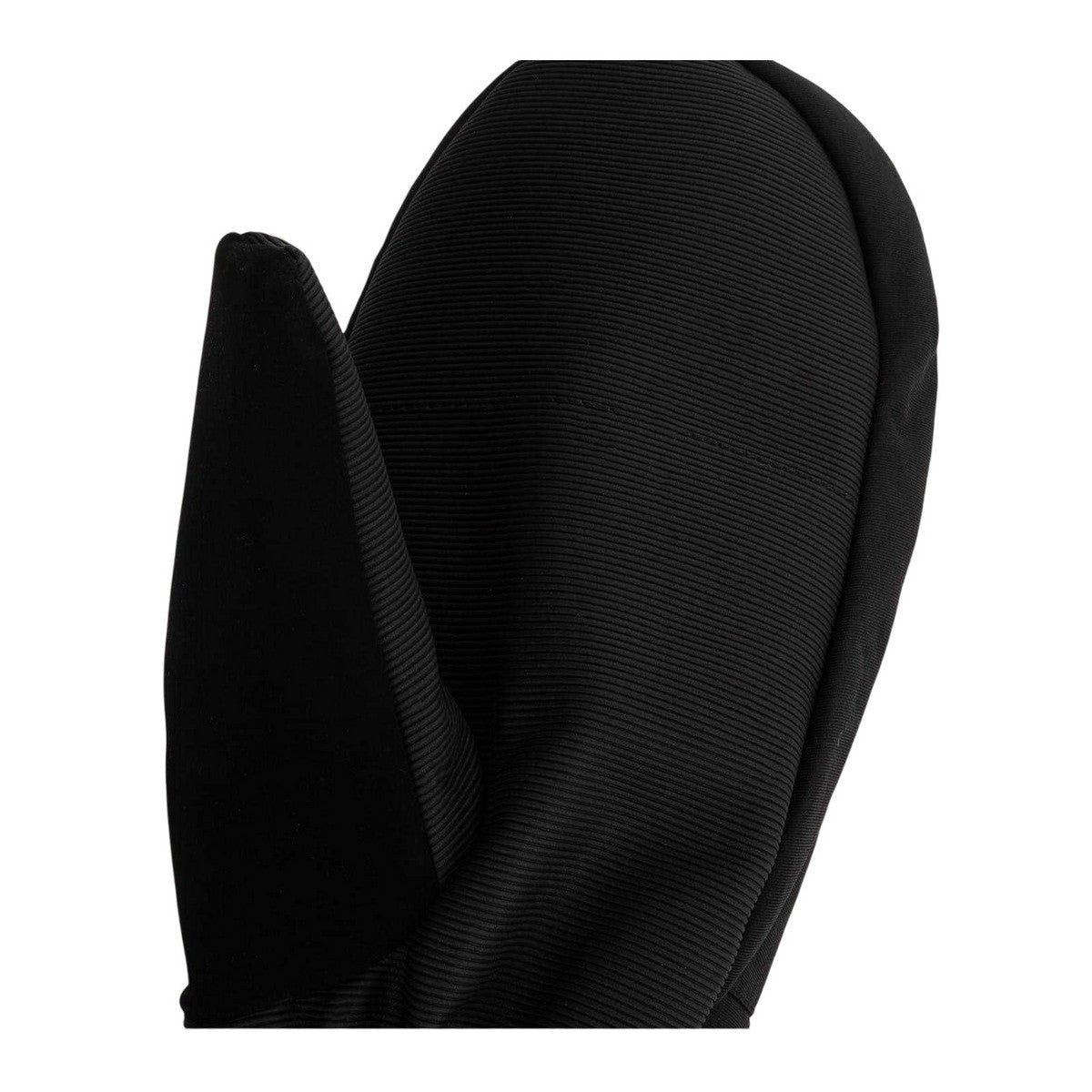 Black - Side - Nevica Meribel Logo Ski Mittens