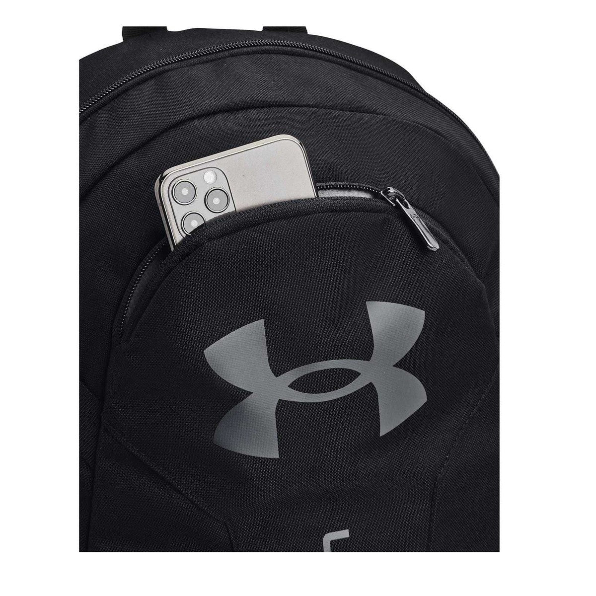 Black - Side - Under Armour Hustle Lite Backpack