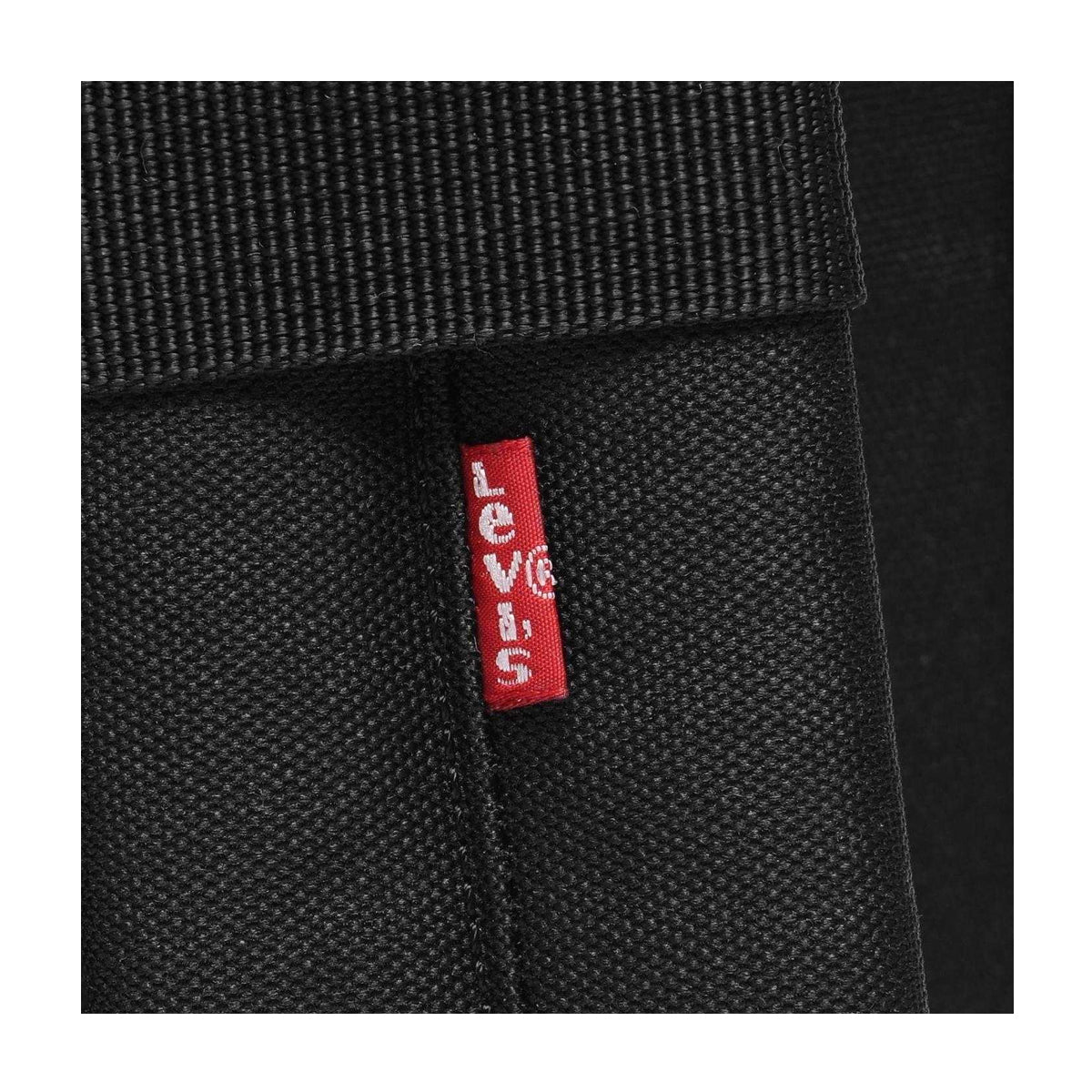 Black-Red - Back - Levis Logo Eco Friendly Tab Detail Backpack