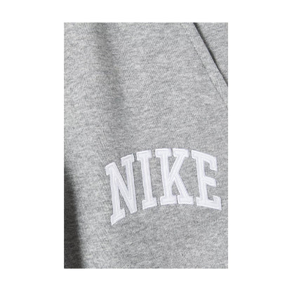 Grey Heather - Side - Nike Childrens-Kids Heather Collegiate Logo Joggers