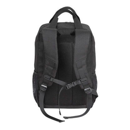 Black - Back - Firetrap Lazer Logo Backpack