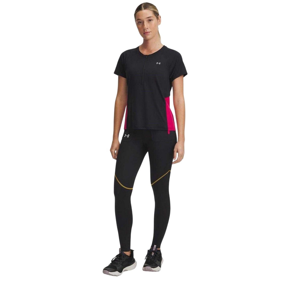 Black - Lifestyle - Under Armour Womens-Ladies Trail Run Leggings
