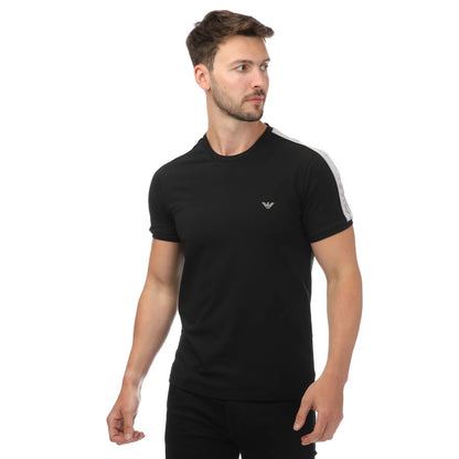 Black - Front - Emporio Armani Mens Lounge T-Shirt