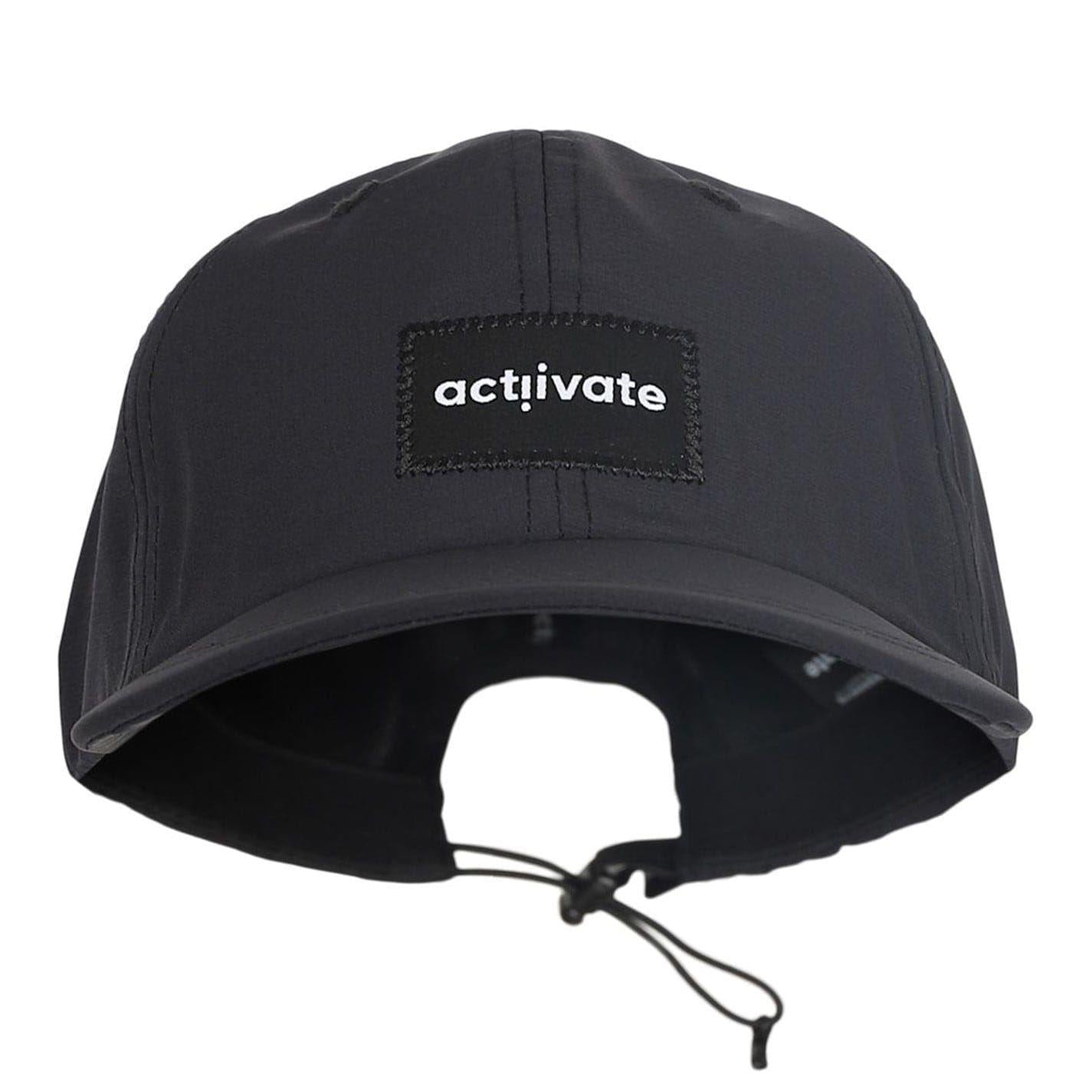 Grey - Front - Actiivate Blaze Logo Recycled Polyester Cap