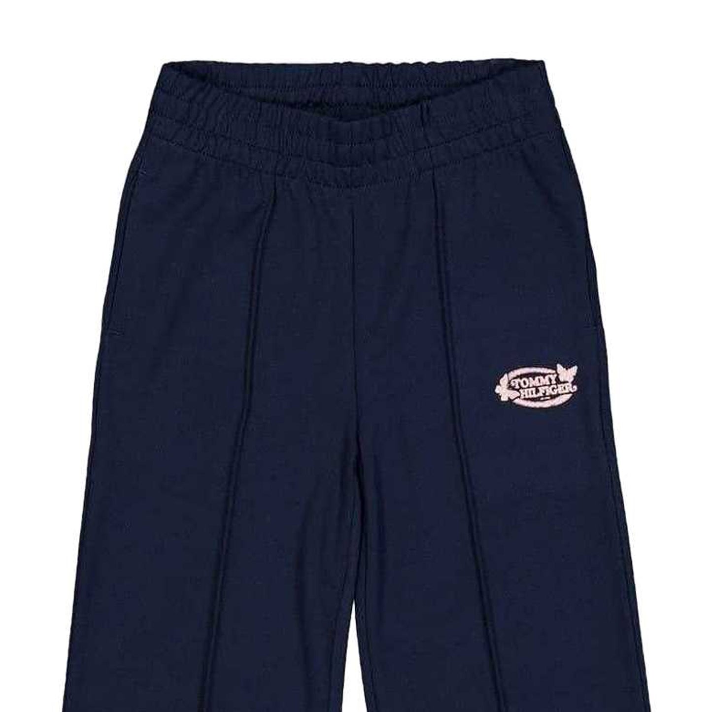 Night Navy - Side - Tommy Hilfiger Childrens-Kids Relaxed Fit Joggers