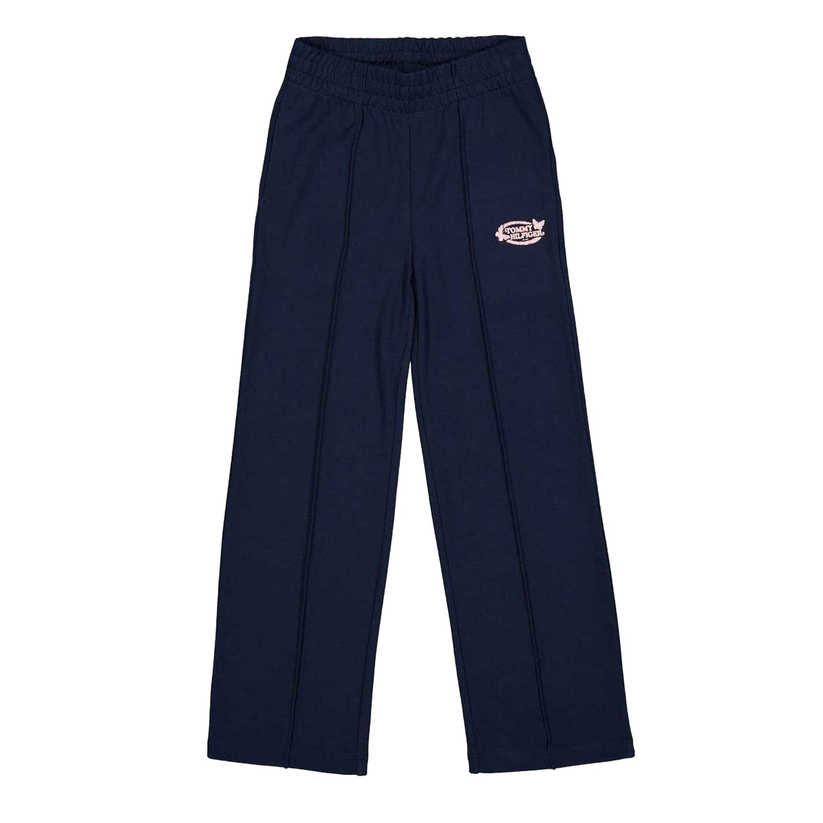 Night Navy - Front - Tommy Hilfiger Childrens-Kids Relaxed Fit Joggers
