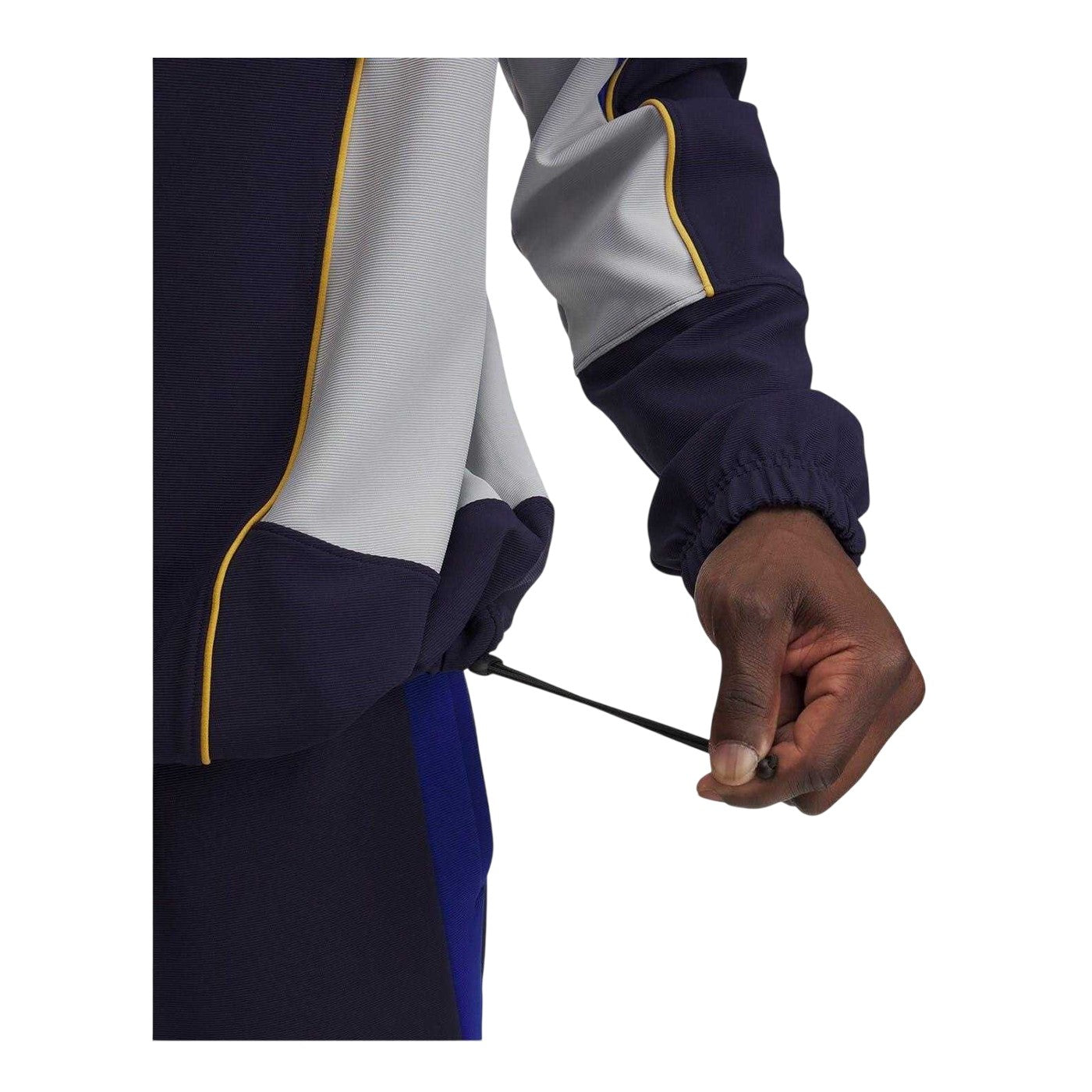 Blue - Side - Under Armour Mens Colour Block Track Jacket
