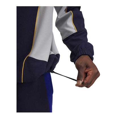 Blue - Side - Under Armour Mens Colour Block Track Jacket
