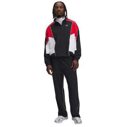 Black - Back - Under Armour Mens Colour Block Track Jacket