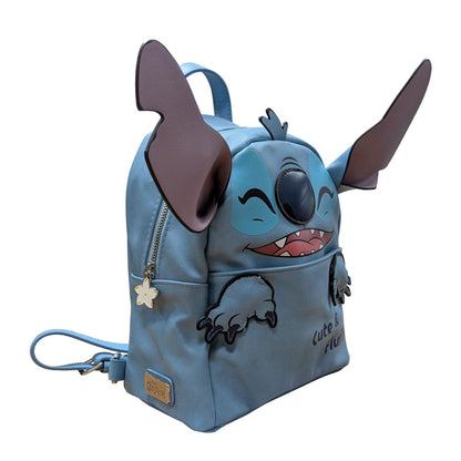 Blue - Side - Lilo & Stitch Stitch Mini Backpack