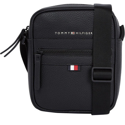 Black - Front - Tommy Hilfiger Essential Mini Reporter Bag