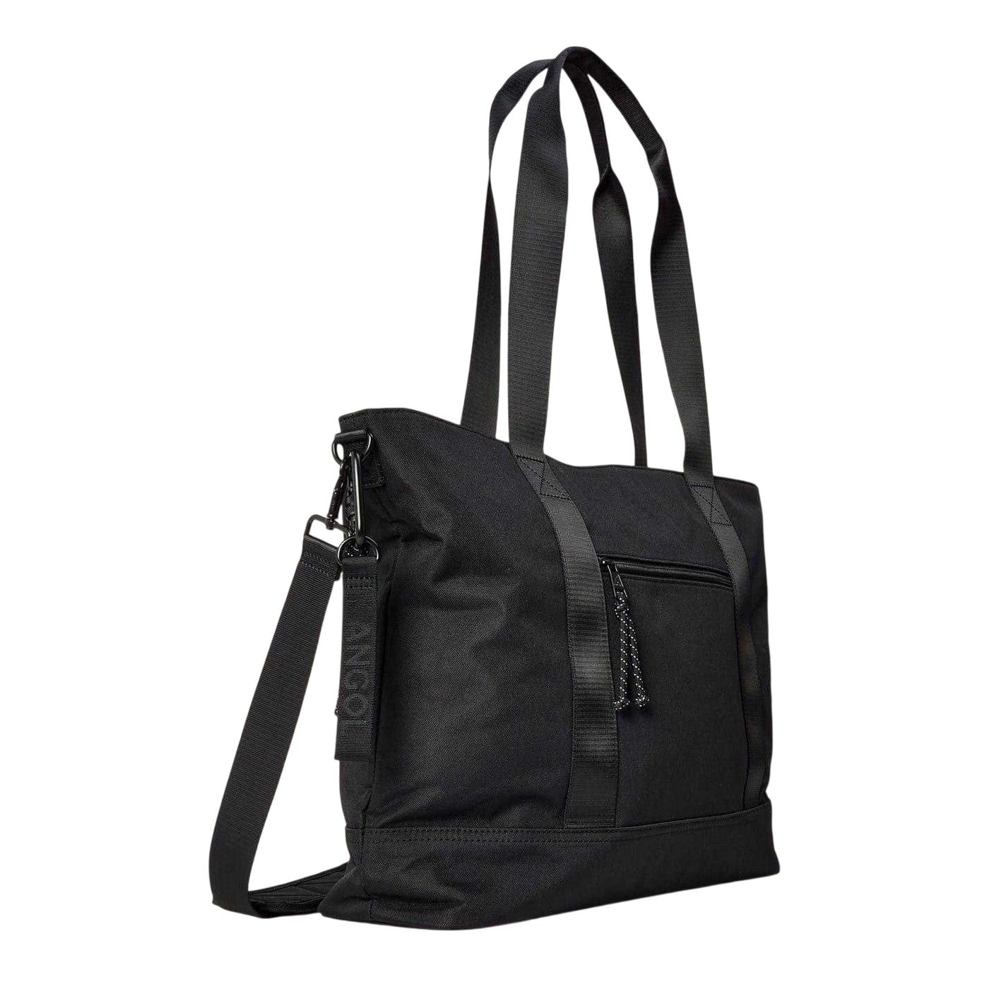 Black - Back - Kangol Logo Two Tone Tote Bag