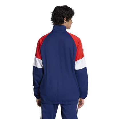 Blue - Back - Adidas Mens FC Bayern Munich Pique Track Top