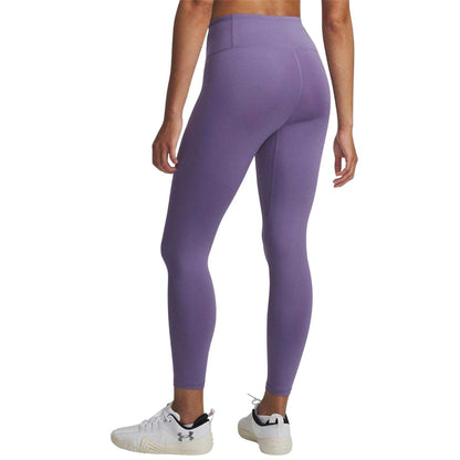 Purple-White - Back - Under Armour Womens-Ladies Motion Leggings