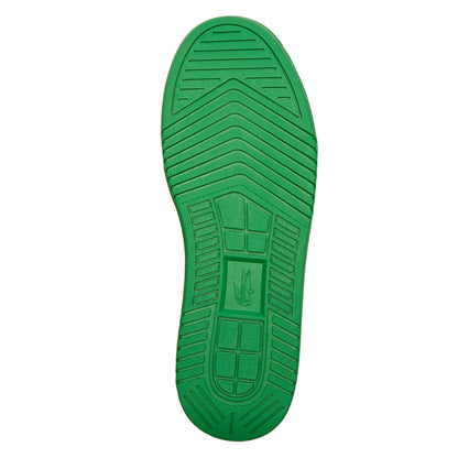 Off White-Green - Lifestyle - Lacoste Unisex Adult L001 Leather Trainers