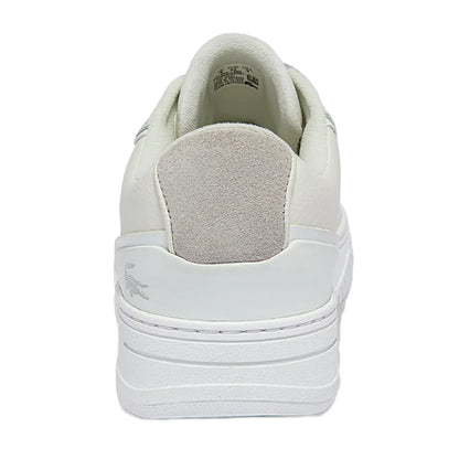 White - Back - Lacoste Unisex Adult L001 Leather Trainers