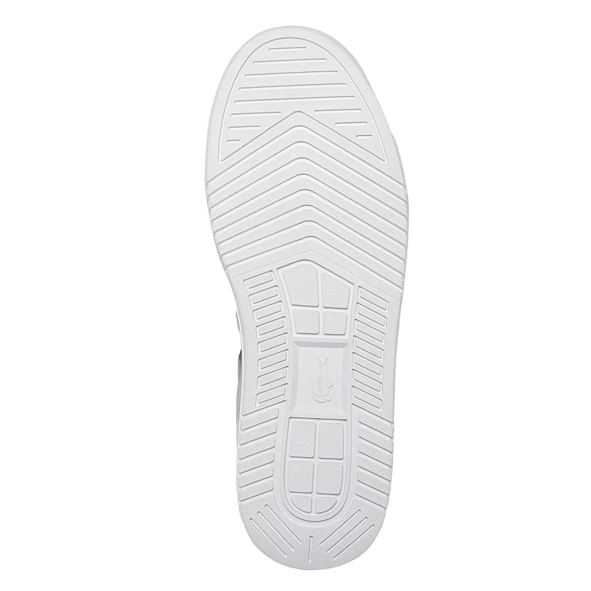 White - Lifestyle - Lacoste Mens L001 Leather Trainers