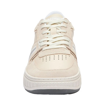 Off White - Front - Lacoste Unisex Adult L001 Leather Trainers