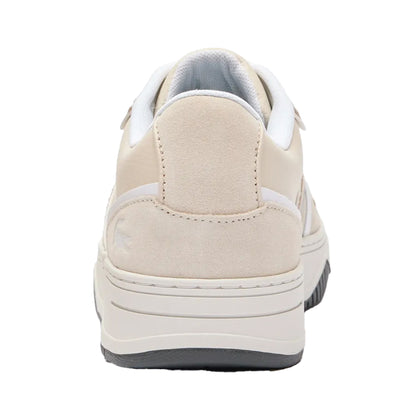 Off White - Back - Lacoste Unisex Adult L001 Leather Trainers
