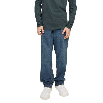 Blue Denim - Front - Jack And Jones Boys Clark Denim Jeans