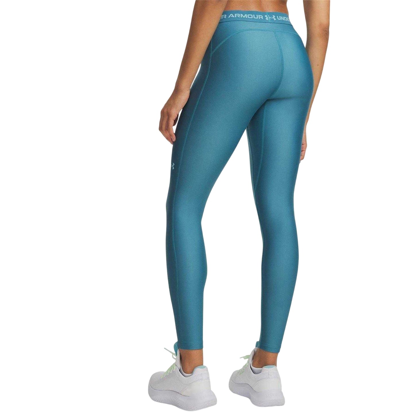 Blue - Back - Under Armour Womens-Ladies HeatGear Leggings