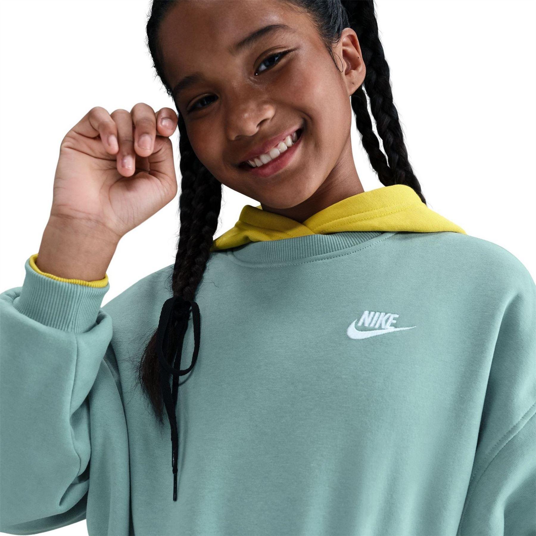Cannon - Pack Shot - Nike Childrens-Kids Boxy Long-Sleeved Sweatshirt