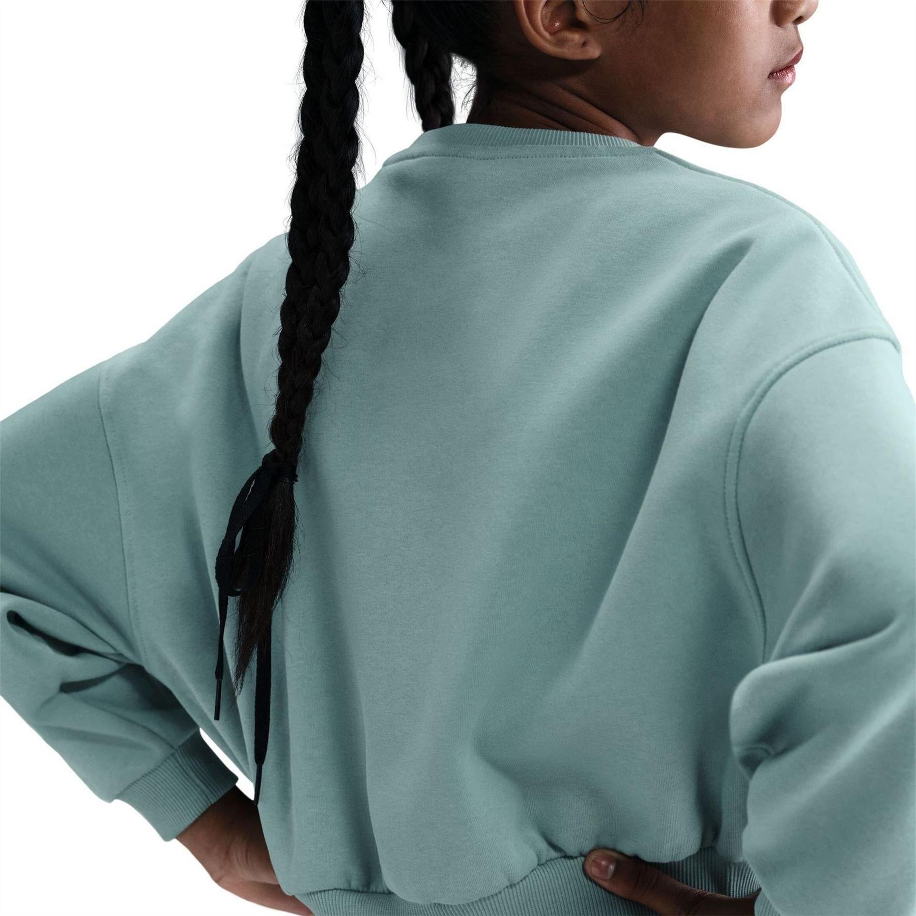 Cannon - Back - Nike Childrens-Kids Boxy Long-Sleeved Sweatshirt